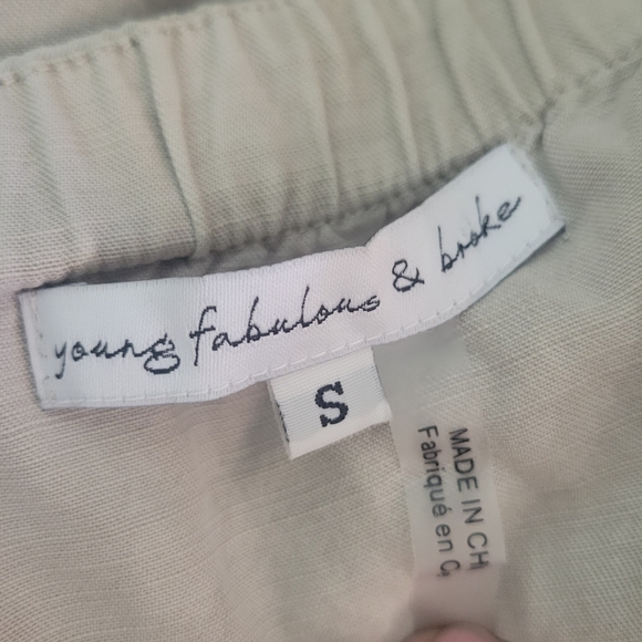 Young Fabulous and Broke REEVE JUMPSUIT // SEA SALT MINERAL - Picture 5 of 5